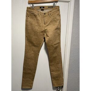 BDG Womens Jeans Snake Brown 29/30 High‎ Rise Cigarette Urban Outfitters Cotton
